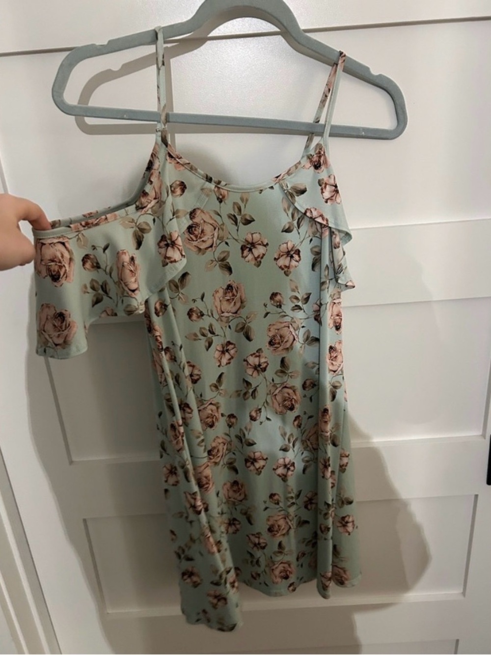Floral Off-Shoulder Midi Dress